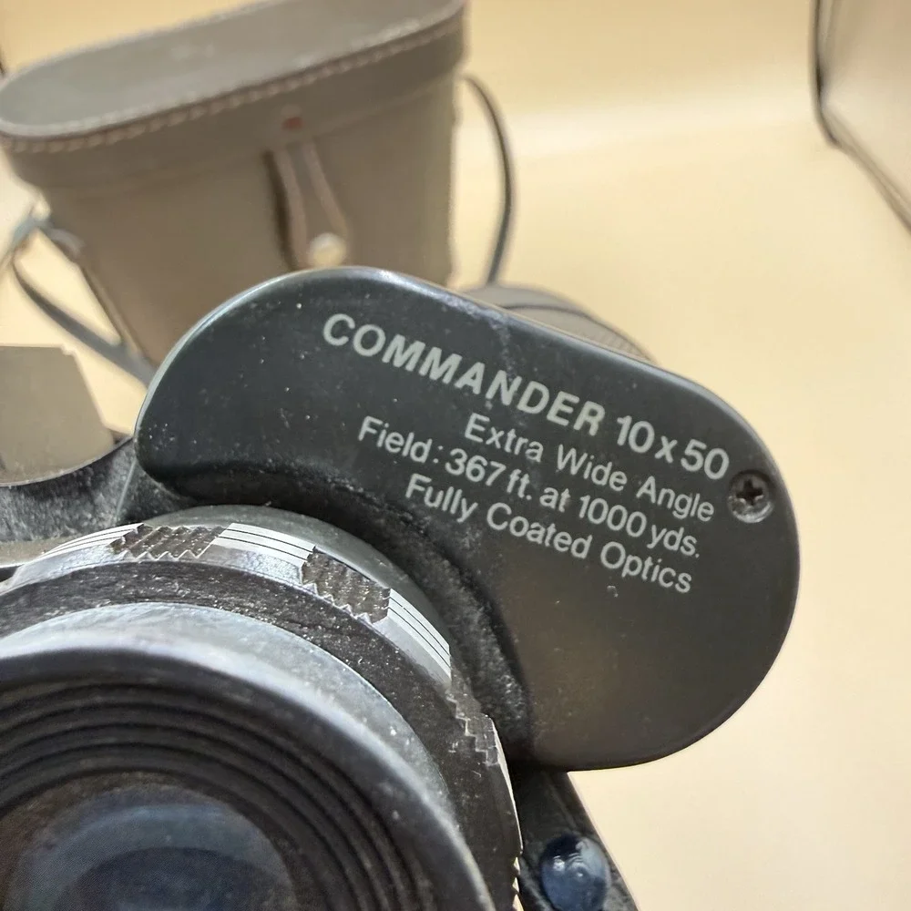 VINTAGE Binoculars Jason Empire Model 161 Commander 10X50 With Case